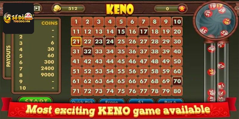 Cách chơi Keno chi tiết nhất
