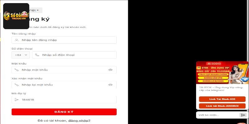Click link nhà cái chuẩn để mở acc